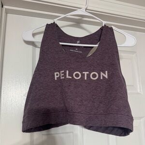 Peloton Heathered Strappy Bra (purple)